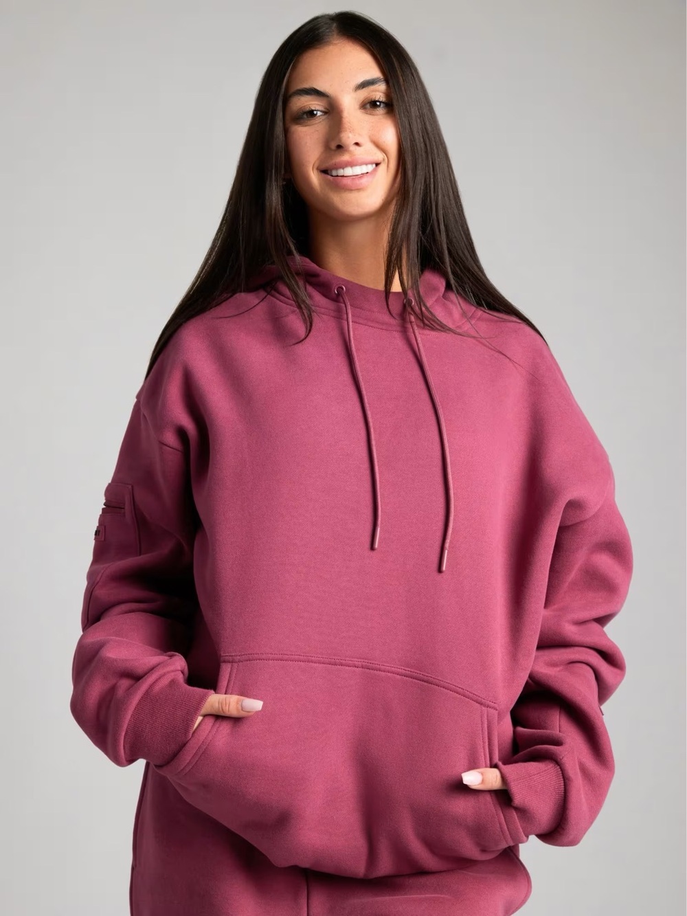 COMFRT Airplane Hoodie - BERRY